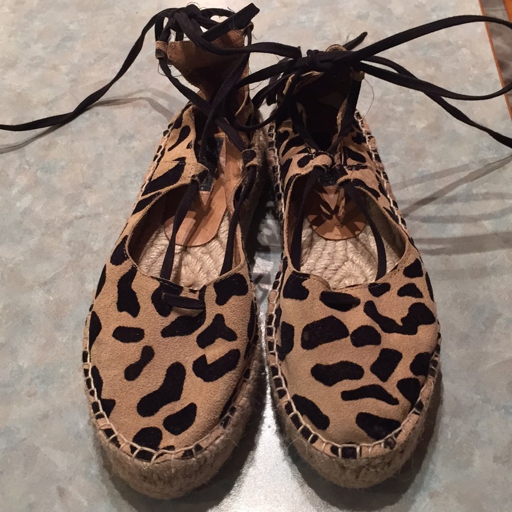 Topshop suede espadrilles.